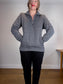 Lululemon "Forever Warm 1/4 Zip Pullover Sweater in Charcoal Grey" Size M/L)