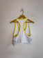 Anthropologie Beach Riot Yara Top in White/Yellow NWT (Size XL)
