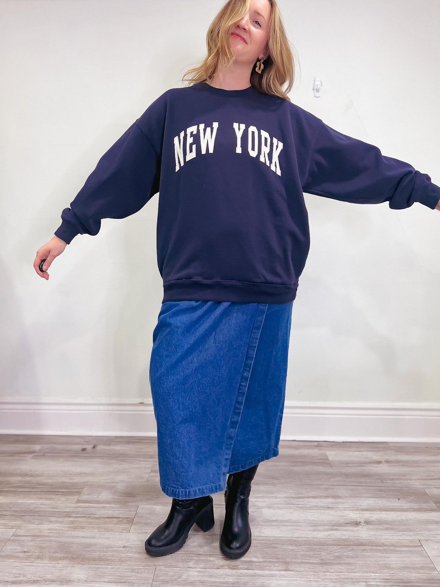 John Galt "New York Crew Neck Sweatshirt" (Size L/XL)