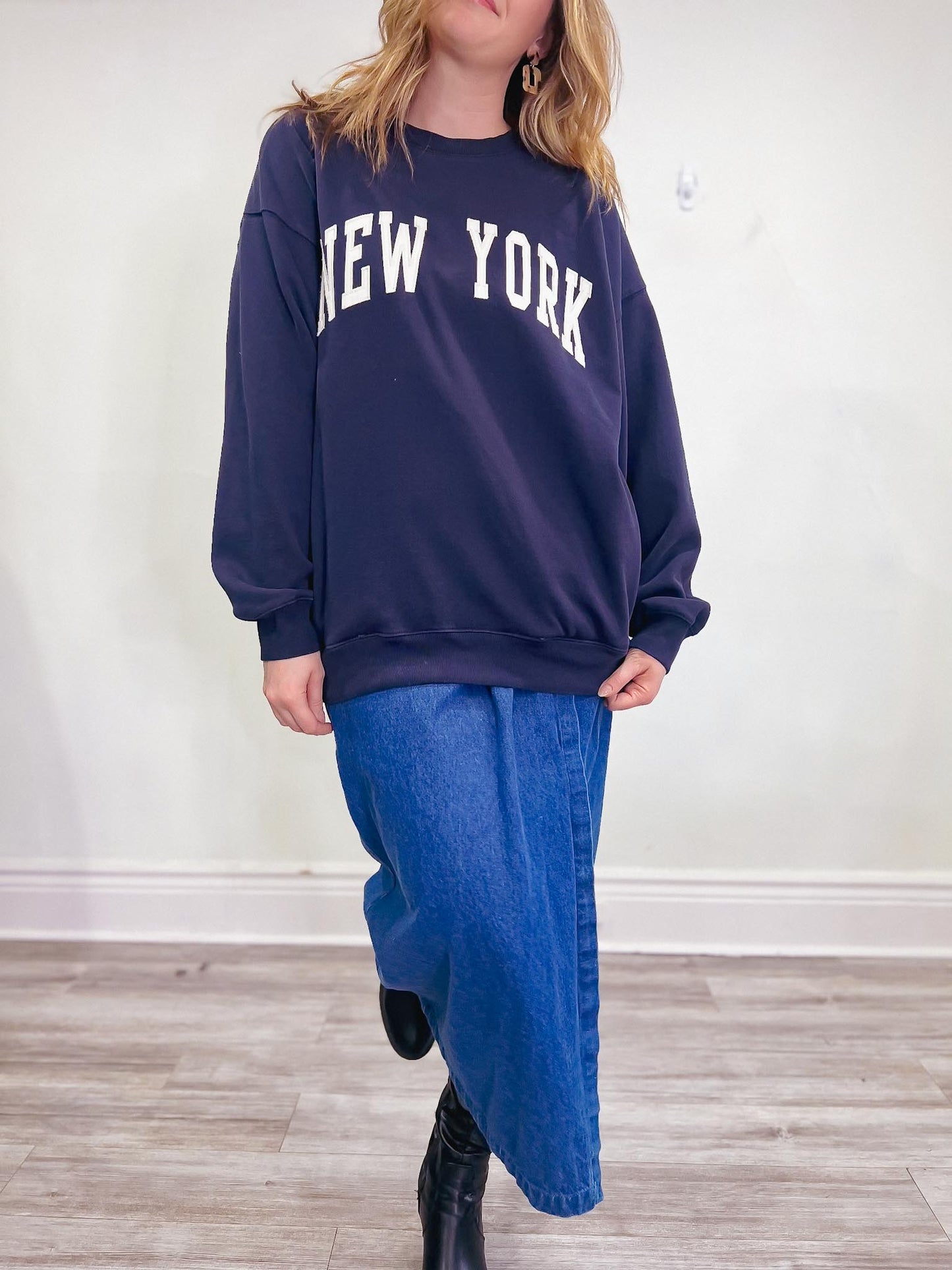 John Galt "New York Crew Neck Sweatshirt" (Size L/XL)