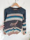 Vintage 80s Ramp Riding Sweater (Size L/XL)