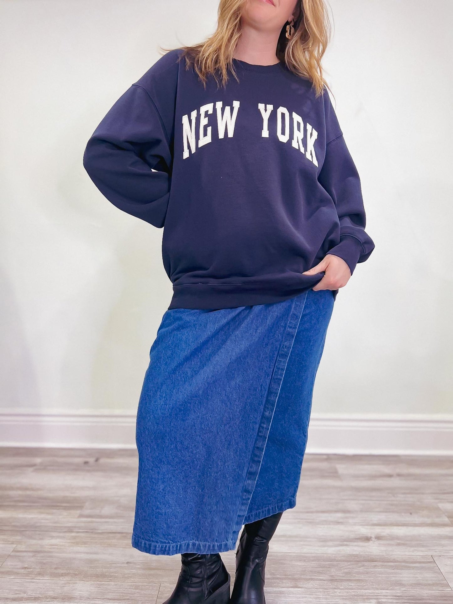 John Galt "New York Crew Neck Sweatshirt" (Size L/XL)