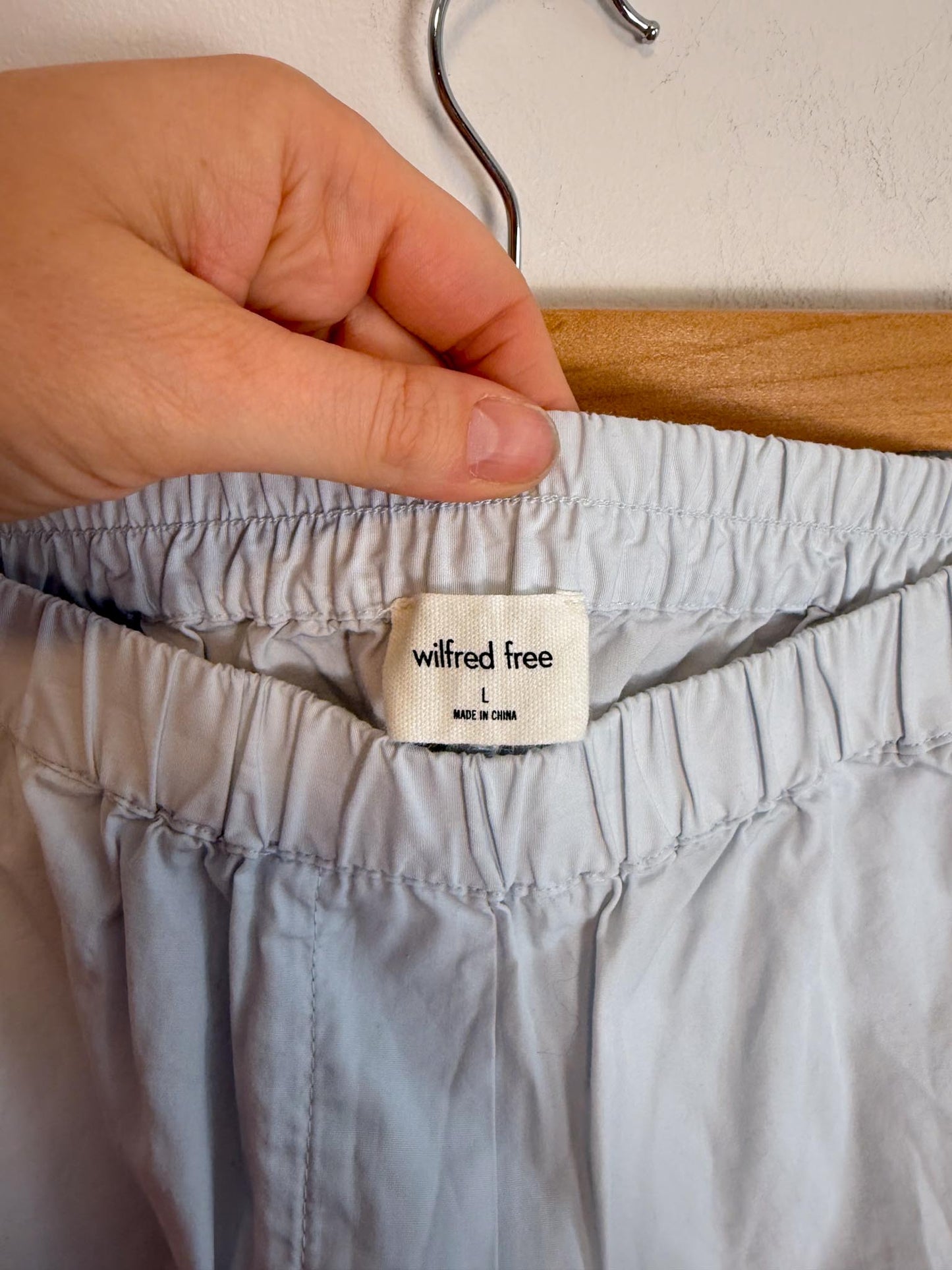 Wilfred Free Boxer Style Shorts in Blue (Size L)