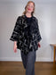 Diana Coatsworth Designs Tweed Jacket in Black/White (Size M/L)