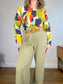COS Multicolour Abstract Blouse (Size S/M)
