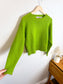 Vintage Green Wool Crewneck (Size S)