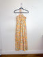 Anthropologie En Saison "Kasey Halter Dress in Yellow Floral" (Size M)
