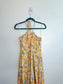 Anthropologie En Saison "Kasey Halter Dress in Yellow Floral" (Size M)