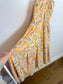 Anthropologie En Saison "Kasey Halter Dress in Yellow Floral" (Size M)
