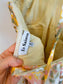 Anthropologie En Saison "Kasey Halter Dress in Yellow Floral" (Size M)