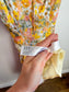 Anthropologie En Saison "Kasey Halter Dress in Yellow Floral" (Size M)