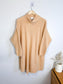 Vintage Cashmere Sweater Dress in Sandy Beige (Size M/L)