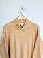 Vintage Cashmere Sweater Dress in Sandy Beige (Size M/L)