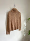 Banana Republic "Merino-Cashmere Split-Sleeve Sweater" in Brown (Size XS/S)