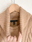 Banana Republic "Merino-Cashmere Split-Sleeve Sweater" in Brown (Size XS/S)