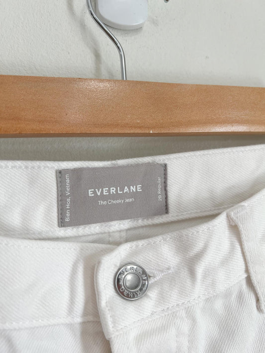 Everlane "The Cheeky Jean in White" (Size 29)