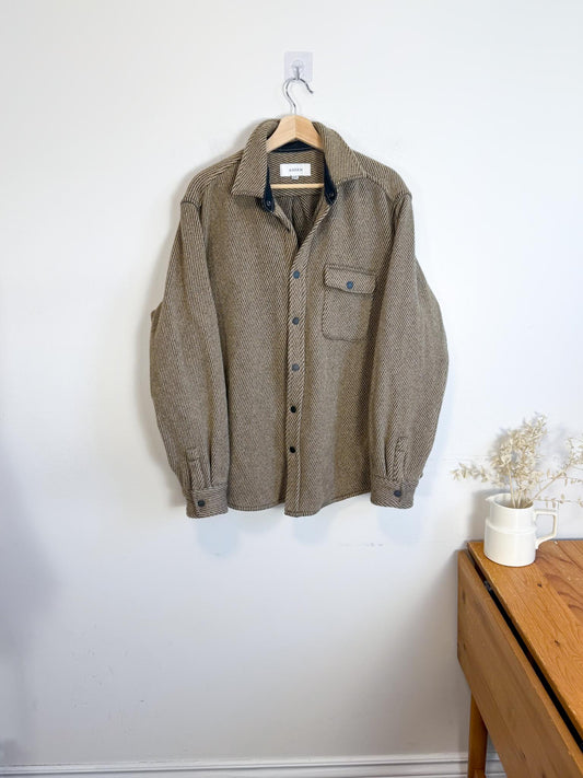 ANIAN Canadian Brand Slow Fashion Wool Shacket (Size XXL)