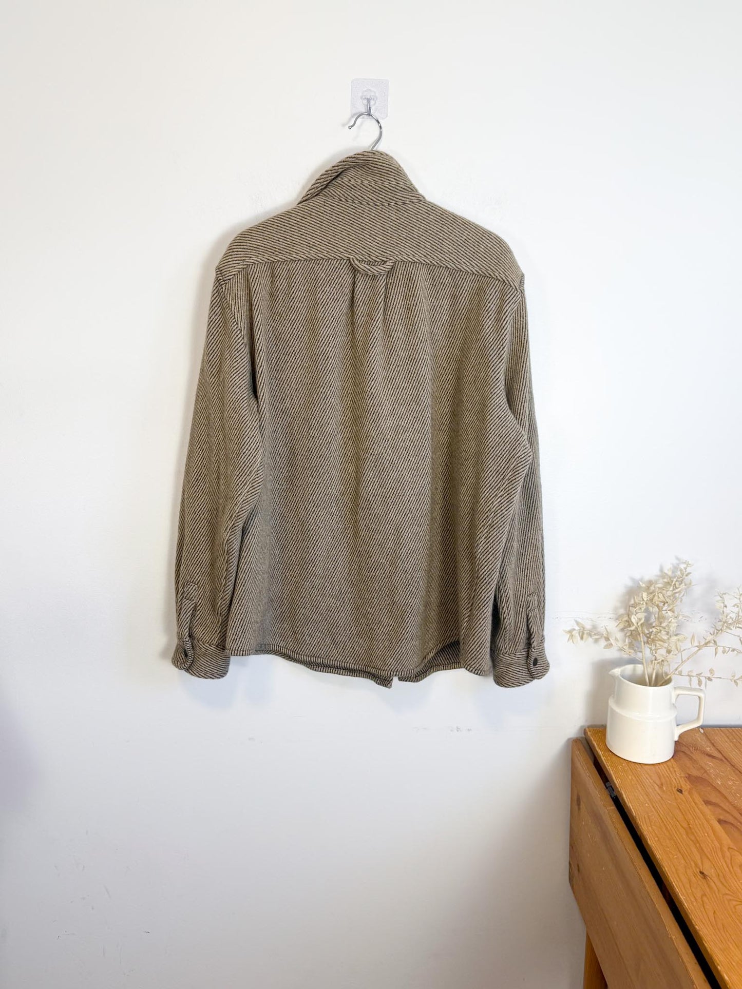 ANIAN Canadian Brand Slow Fashion Wool Shacket (Size XXL)