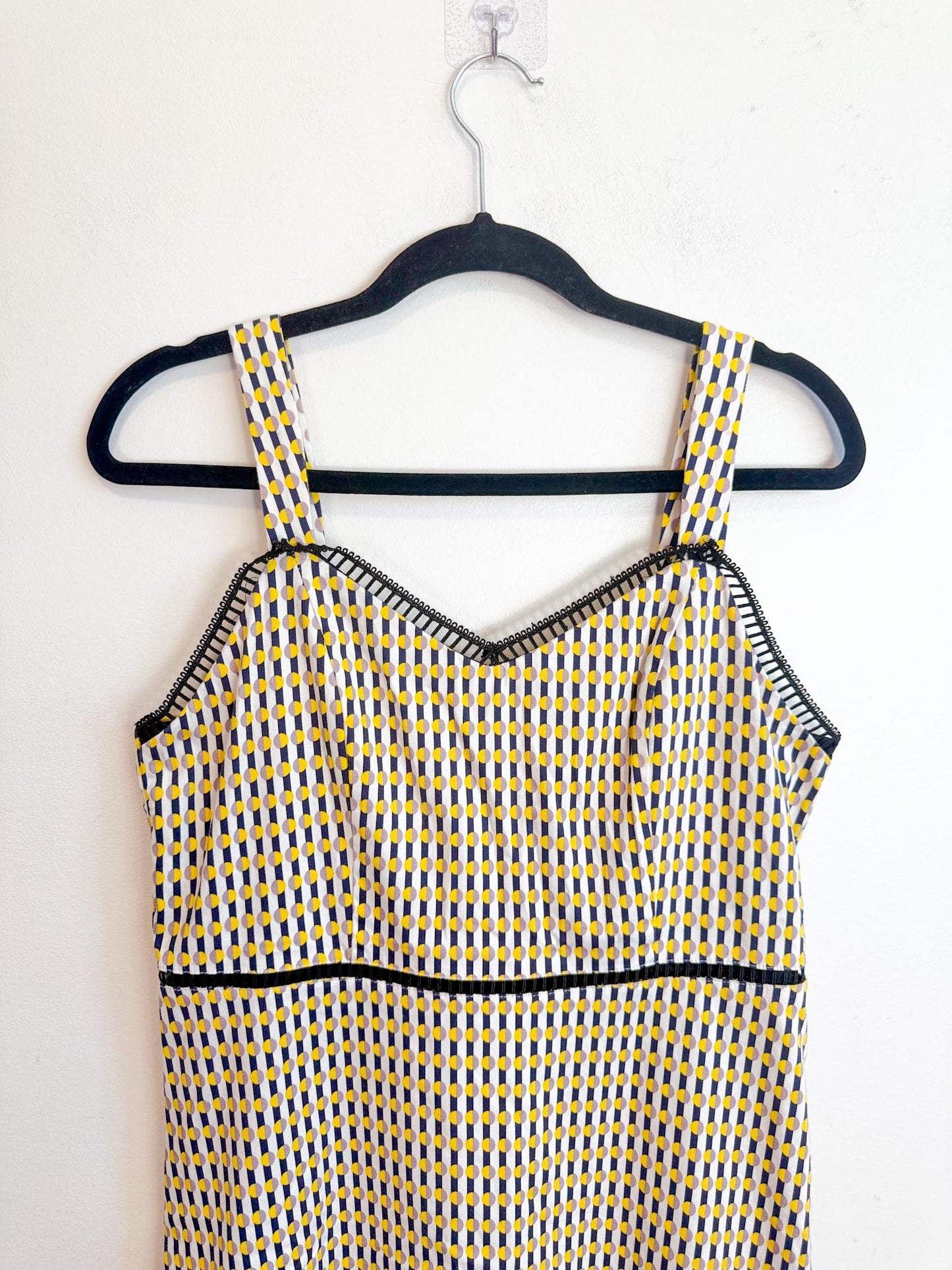 Gabby Isabella Dress in Yellow/Black Print (Size S)