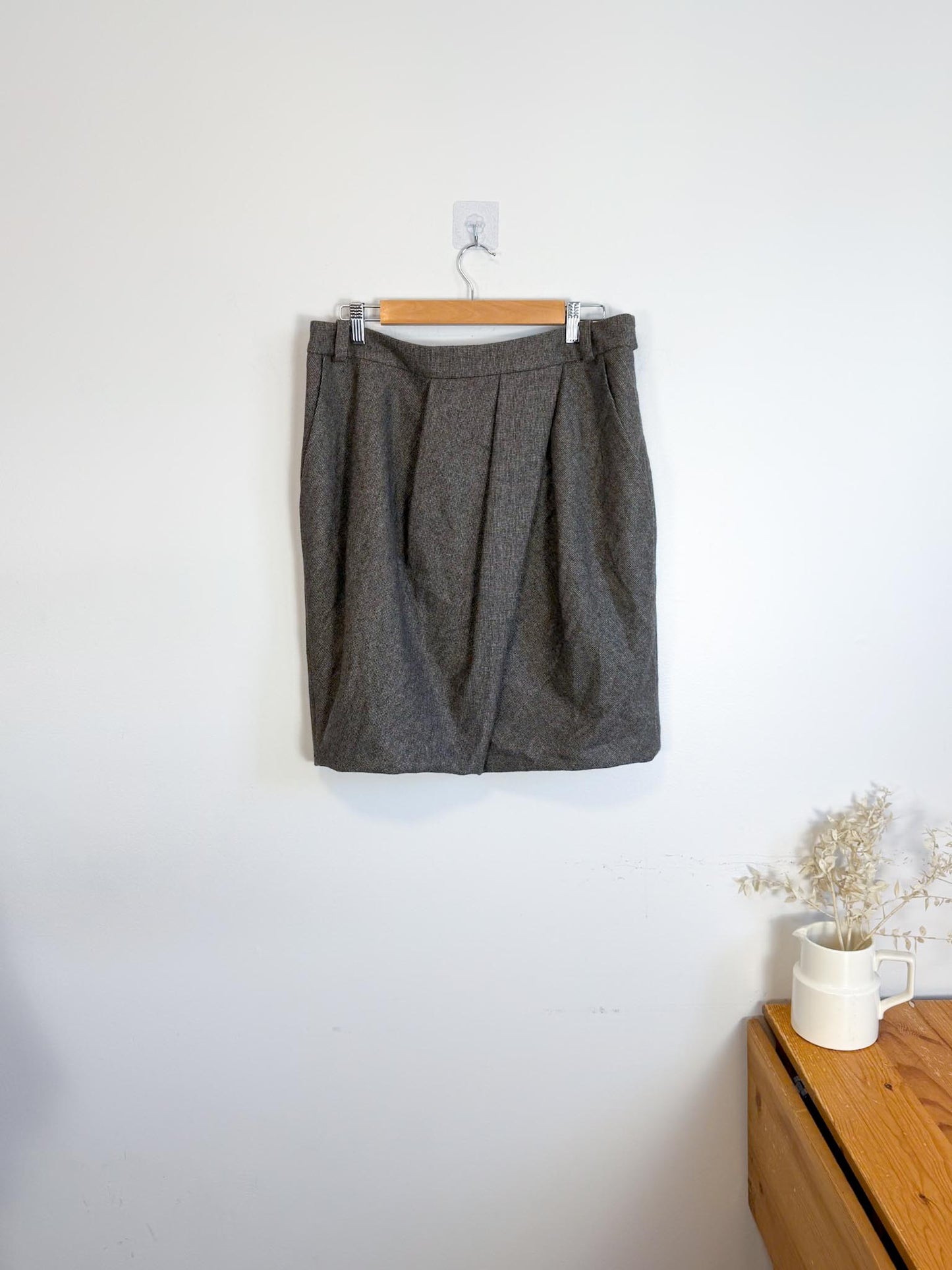 PAUW Amsterdam Designer Tulip Wool Mini Skirt SOLD AS IS (Size L)