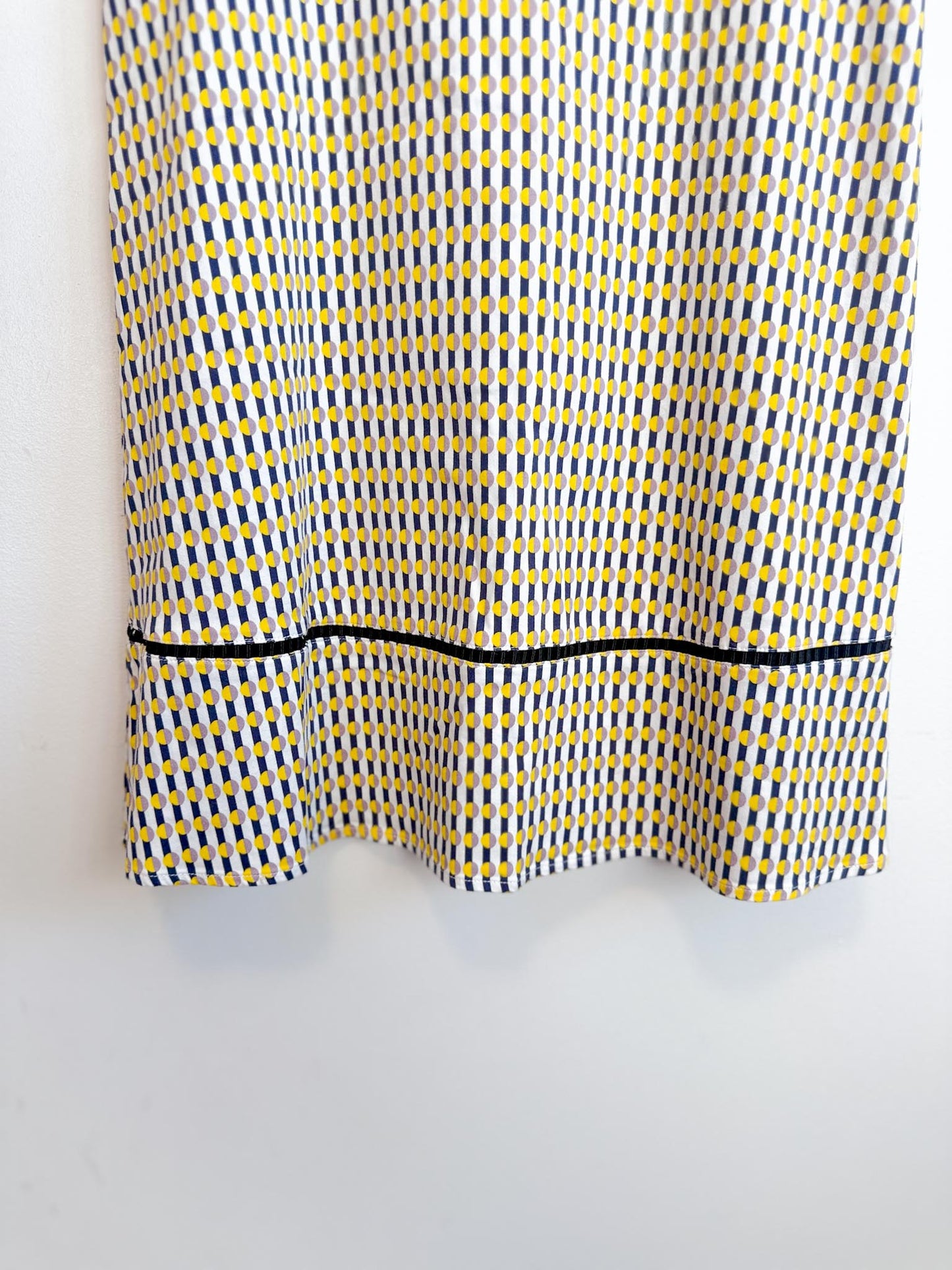 Gabby Isabella Dress in Yellow/Black Print (Size S)
