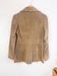 Vintage DKNY Suede Leather Jacket in Hazelnut (Size S)