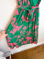 Blue Vanilla Dress in Green/Pink Floral (Size S/M)