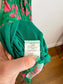 Blue Vanilla Dress in Green/Pink Floral (Size S/M)