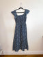 Melissa Nepton Cotton Maxi Dress in Navy (Size M)