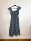 Melissa Nepton Cotton Maxi Dress in Navy (Size M)