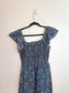 Melissa Nepton Cotton Maxi Dress in Navy (Size M)