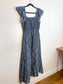 Melissa Nepton Cotton Maxi Dress in Navy (Size M)