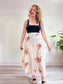 Vintage Floral Sheer Midi Skirt  SOLD AS IS (Size M/L)