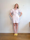 Melissa Nepton "Penelop Faux Leather Dress in Light Lilac" (Size L)