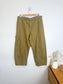 by Anthropologie Cropped Cargo Pants in Khaki Green (Size 14P)