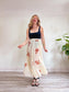 Vintage Floral Sheer Midi Skirt  SOLD AS IS (Size M/L)