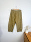 by Anthropologie Cropped Cargo Pants in Khaki Green (Size 14P)