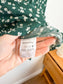 Reformation "Nell Top in Green Floral" (Size S)