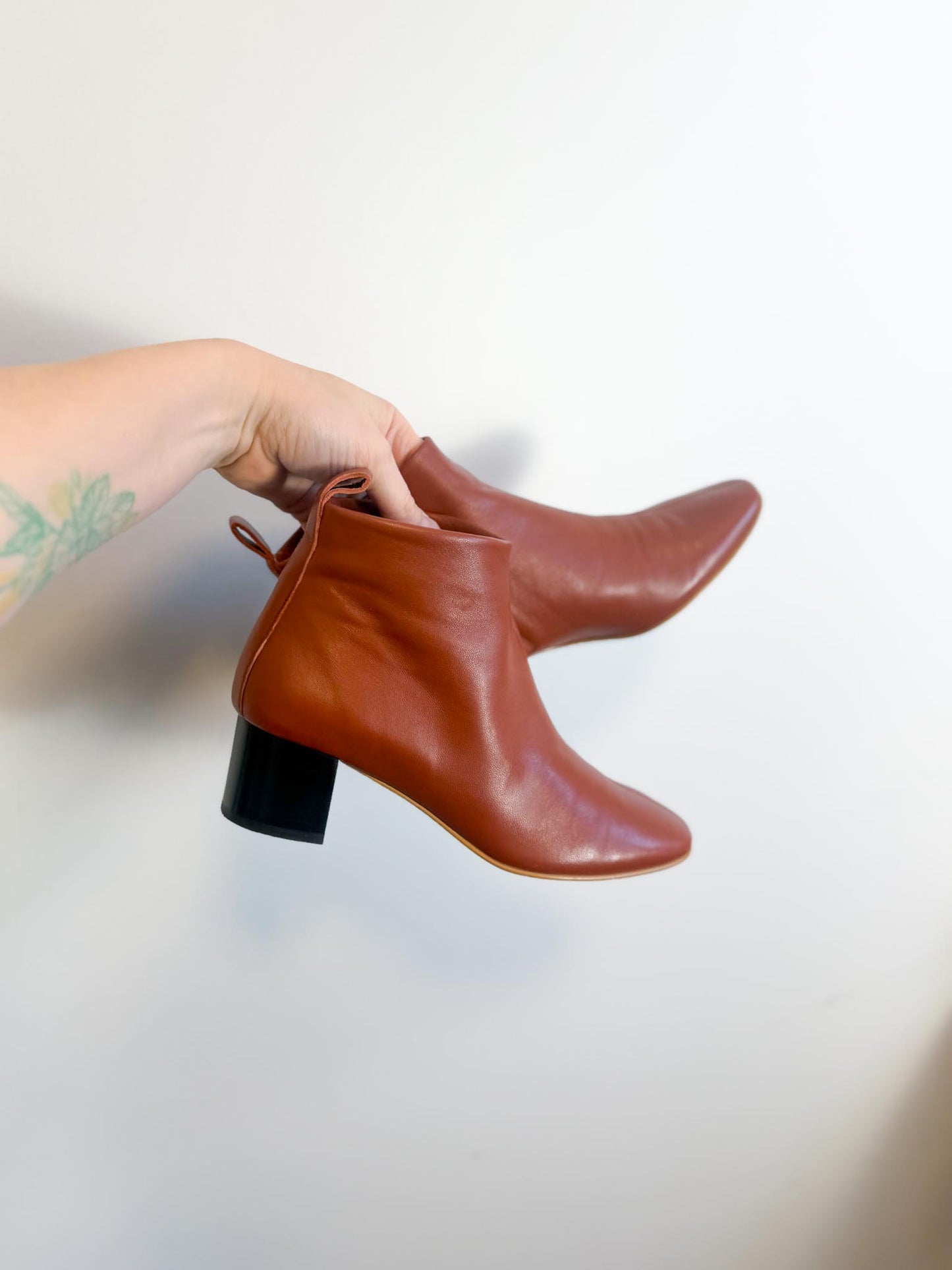 Everlane "The Day Boot in Brick Red" (Size 7)