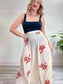 Vintage Floral Sheer Midi Skirt  SOLD AS IS (Size M/L)