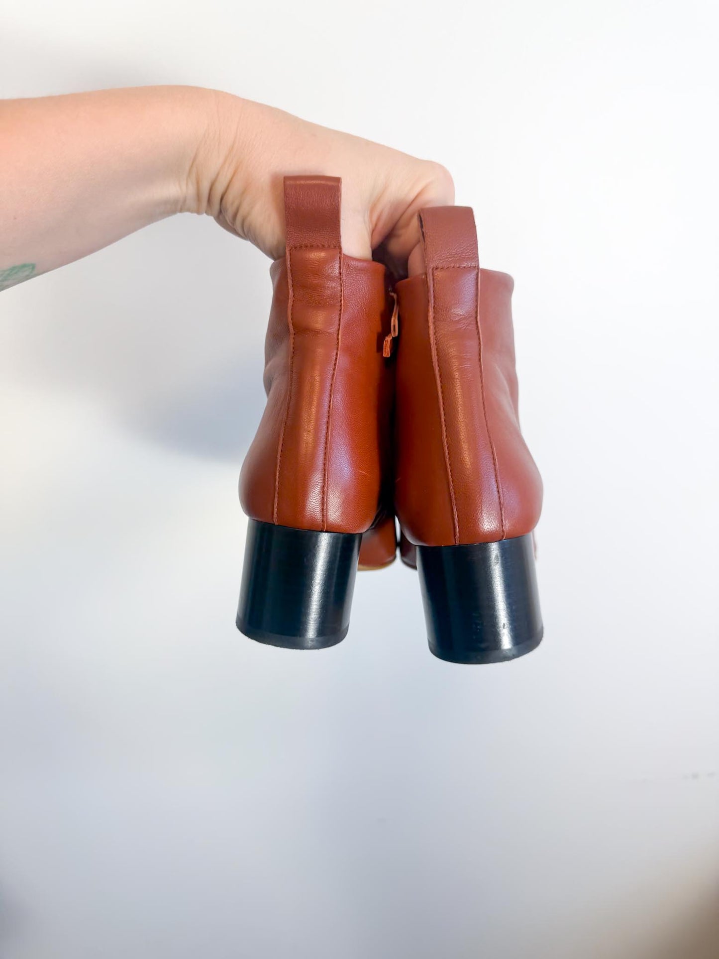 Everlane "The Day Boot in Brick Red" (Size 7)