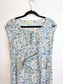 Mandala Design Sustainable Floral Mini Dress (Size M)