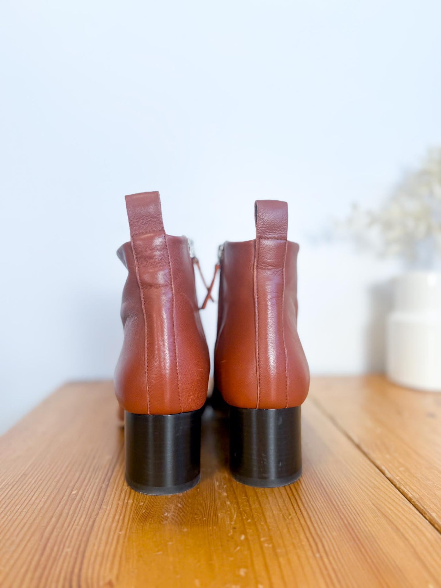Everlane "The Day Boot in Brick Red" (Size 7)