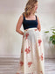 Vintage Floral Sheer Midi Skirt  SOLD AS IS (Size M/L)