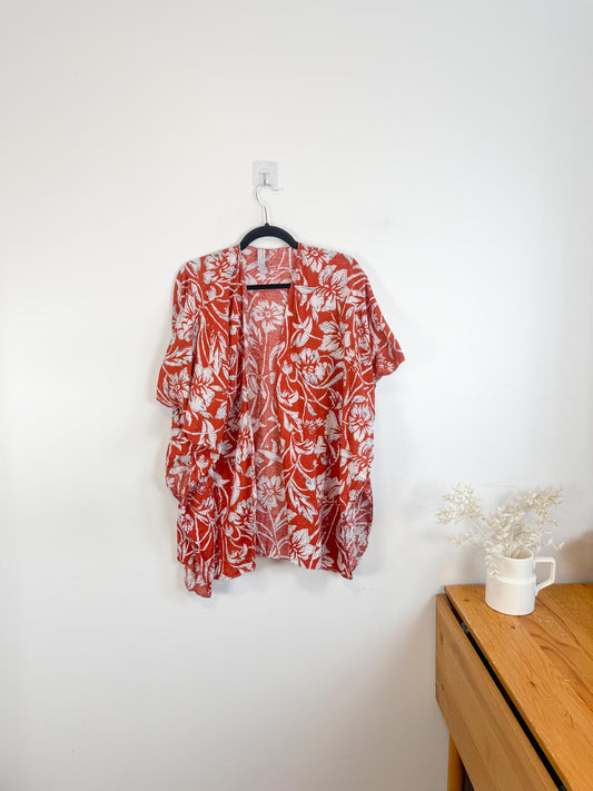 Monday Muse Canadian Floral Duster (One Size)