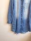 Frank & Eileen "Mary Ruffle Ruffle Collar Shirtdress" (Size S/M)