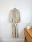 & Other Stories Puff Sleeve Midi Dress in Beige (Size S-L)