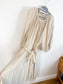 & Other Stories Puff Sleeve Midi Dress in Beige (Size S-L)