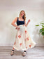 Vintage Floral Sheer Midi Skirt  SOLD AS IS (Size M/L)