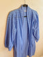 Diana Coatsworth Design Eyelet Duster Jacket in Blue (Size M)